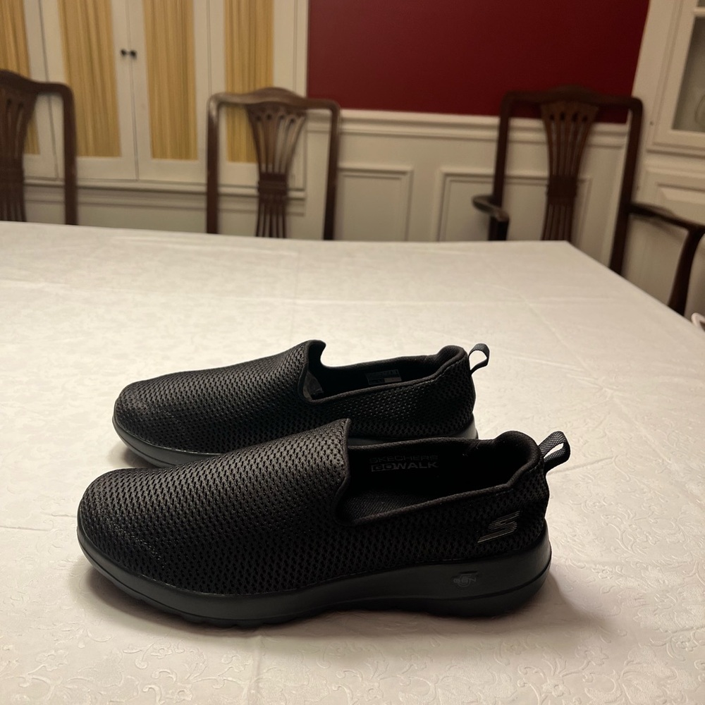 Skechers Women's Black Slip-On Loafers - Picture 5 of 9